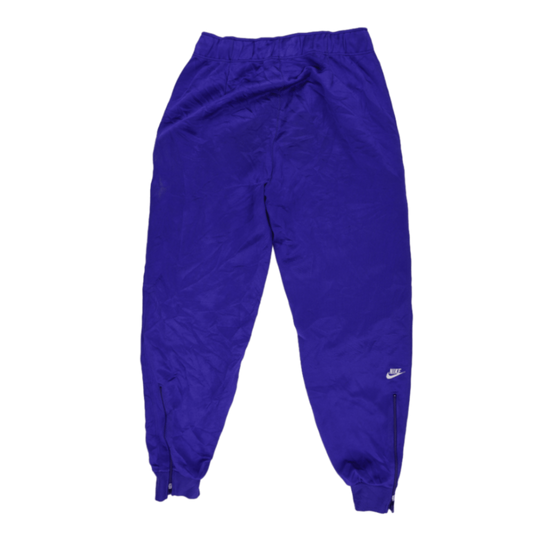 Nike Men's Purple Tracksuit Joggers Large 75cm Inseam 38cm Waist Polyester Mesh
