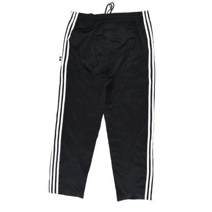 adidas Vintage Black Tracksuit Bottoms Unisex Size M 76 Inseam Nylon
