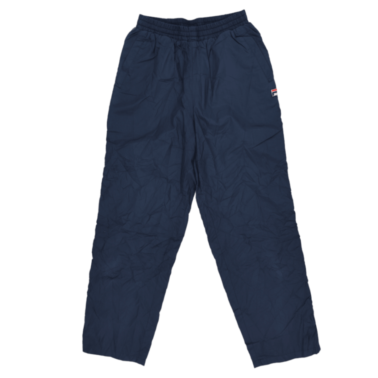 Fila Navy Blue Vintage Track Pants Medium 36in-40in Inseam 77cm Polyester