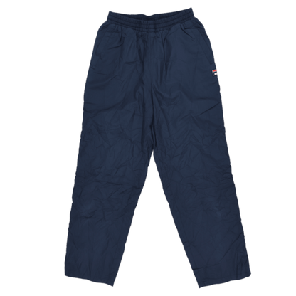 Fila Navy Blue Vintage Track Pants Medium 36in-40in Inseam 77cm Polyester