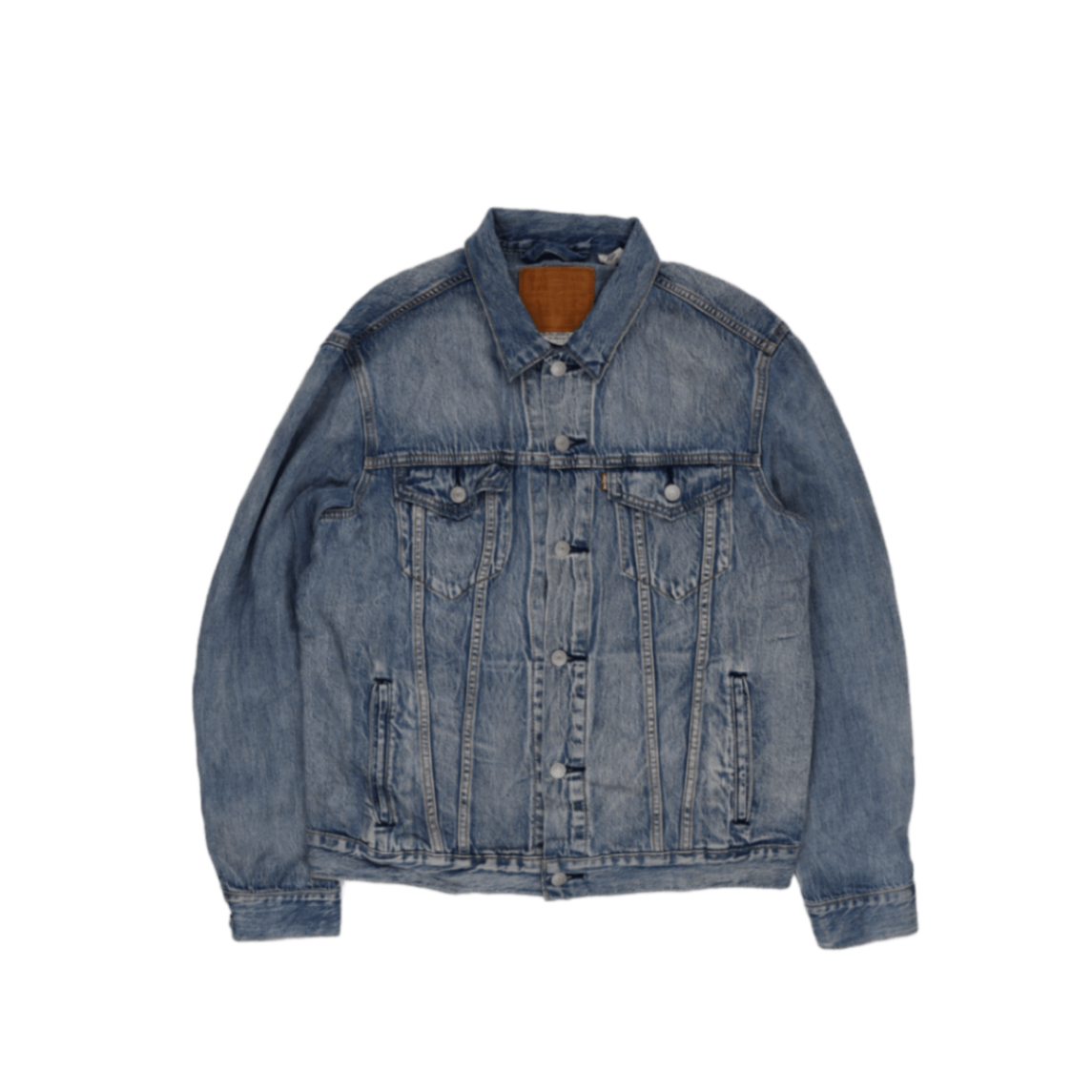 Levi's Vintage Blue Denim Jacket Size Large Cotton Denim Collared