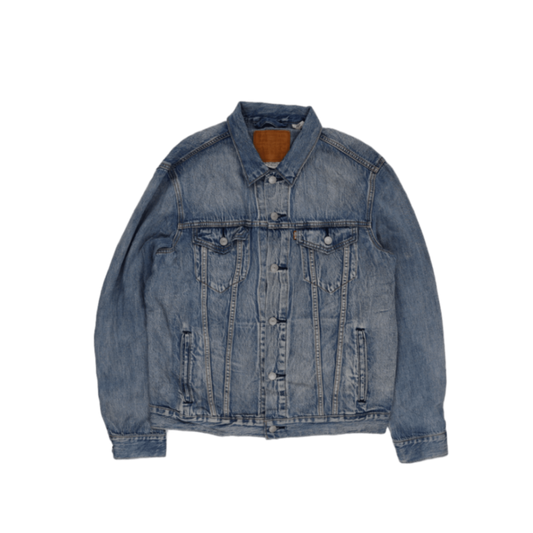 Levi's Vintage Blue Denim Jacket Size Large Cotton Denim Collared