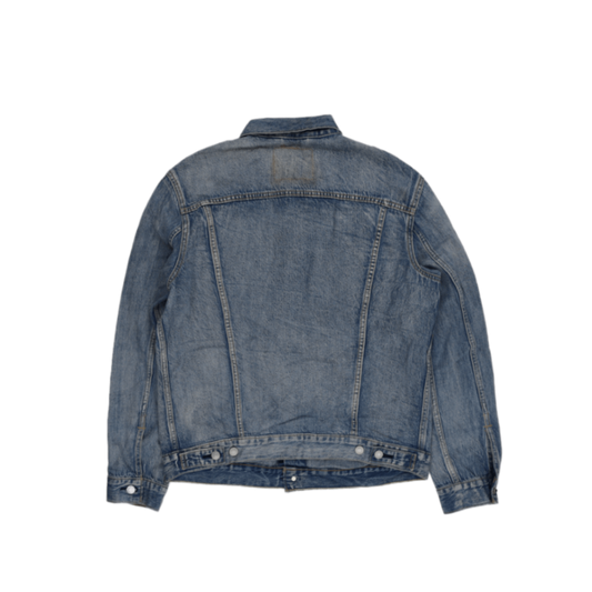 Levi's Vintage Blue Denim Jacket Size Large Cotton Denim Collared