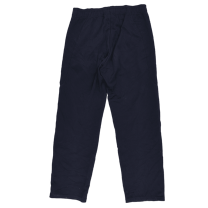 adidas Climalite Navy Track Trousers Men Size M Waist 38 Inseam 78 Polyester Used Very Good