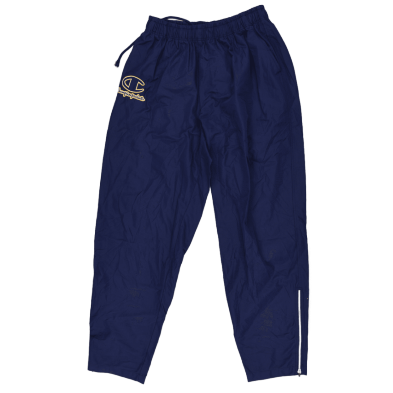 Champion Navy Blue Track Pants Men's Size L 78cm Inseam 88cm Waist Polyester
