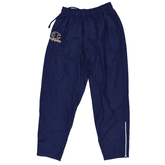 Champion Navy Blue Track Pants Men's Size L 78cm Inseam 88cm Waist Polyester