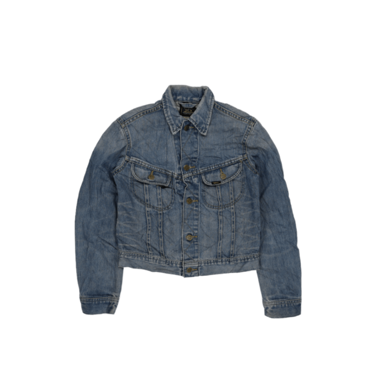 Lee Vintage Light Blue Denim Jacket Size M Cotton Denim Collared