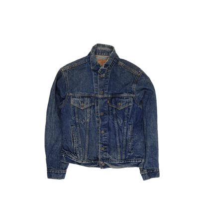 Levi's Vintage 70506-0216 Blue Denim Trucker Jacket Size 40R Medium Cotton