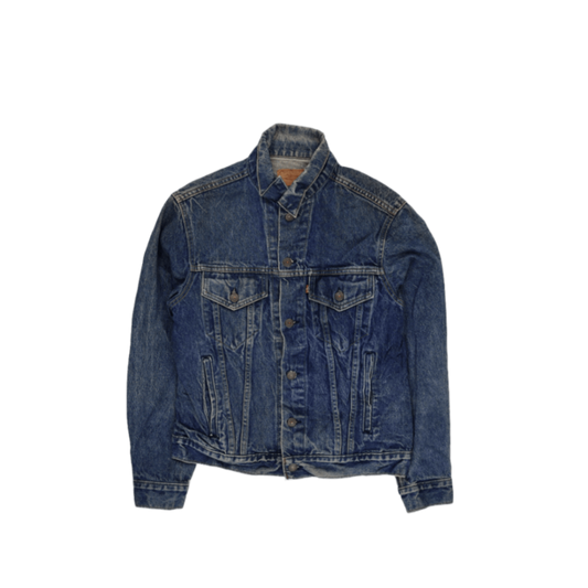 Levi's Vintage 70506-0216 Blue Denim Trucker Jacket Size 40R Medium Cotton