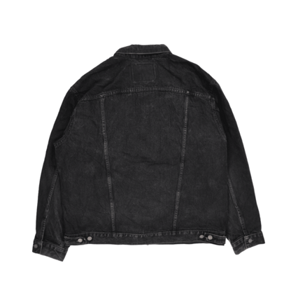 Levi's Black Denim Trucker Jacket X-Large Vintage Cotton