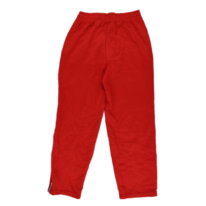 ASICS Red Track Pants Men's Size Medium Polyester Blend Inseam 76 Waist Size 38-44