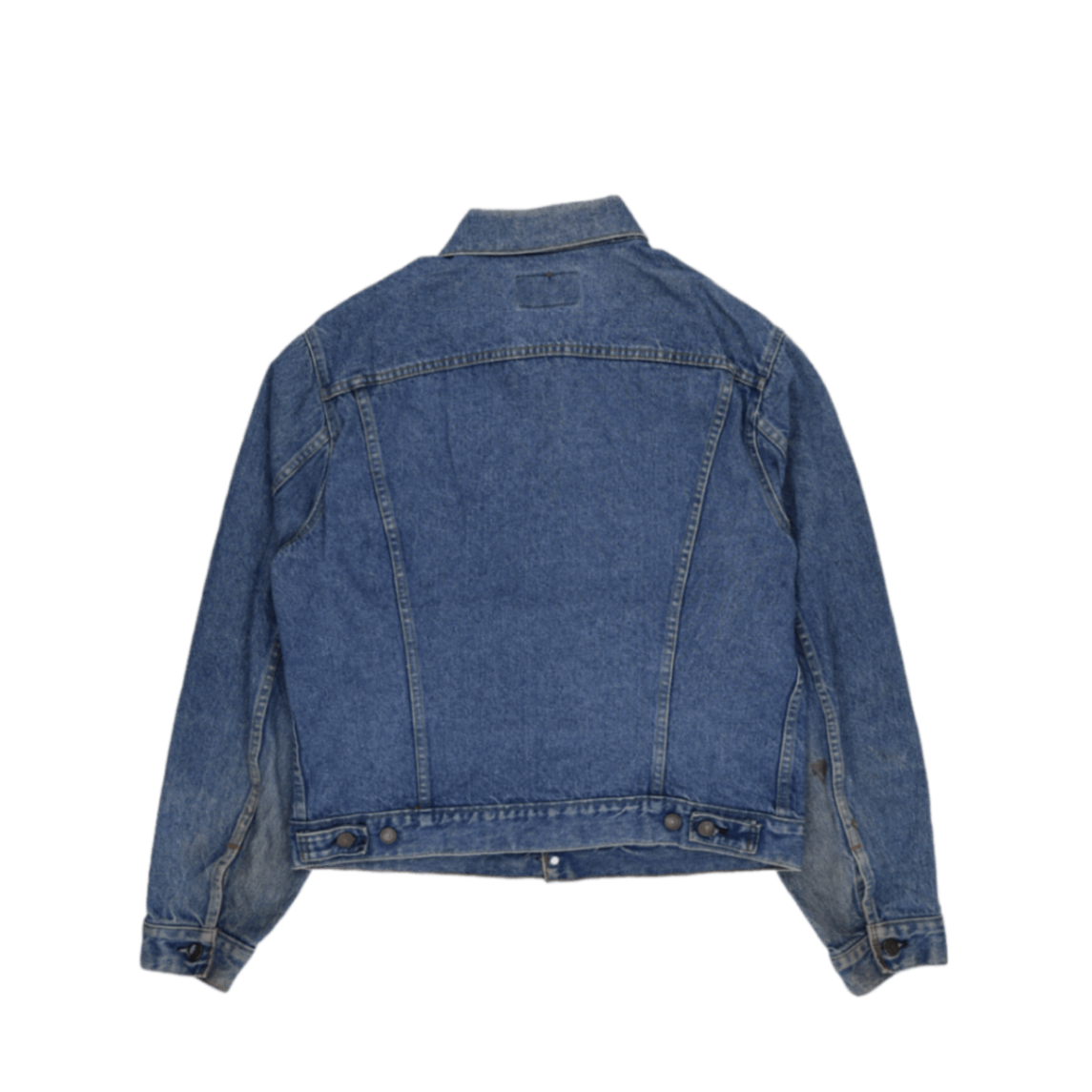 Levi's Vintage Blue Denim Trucker Jacket Size 44 Large Cotton