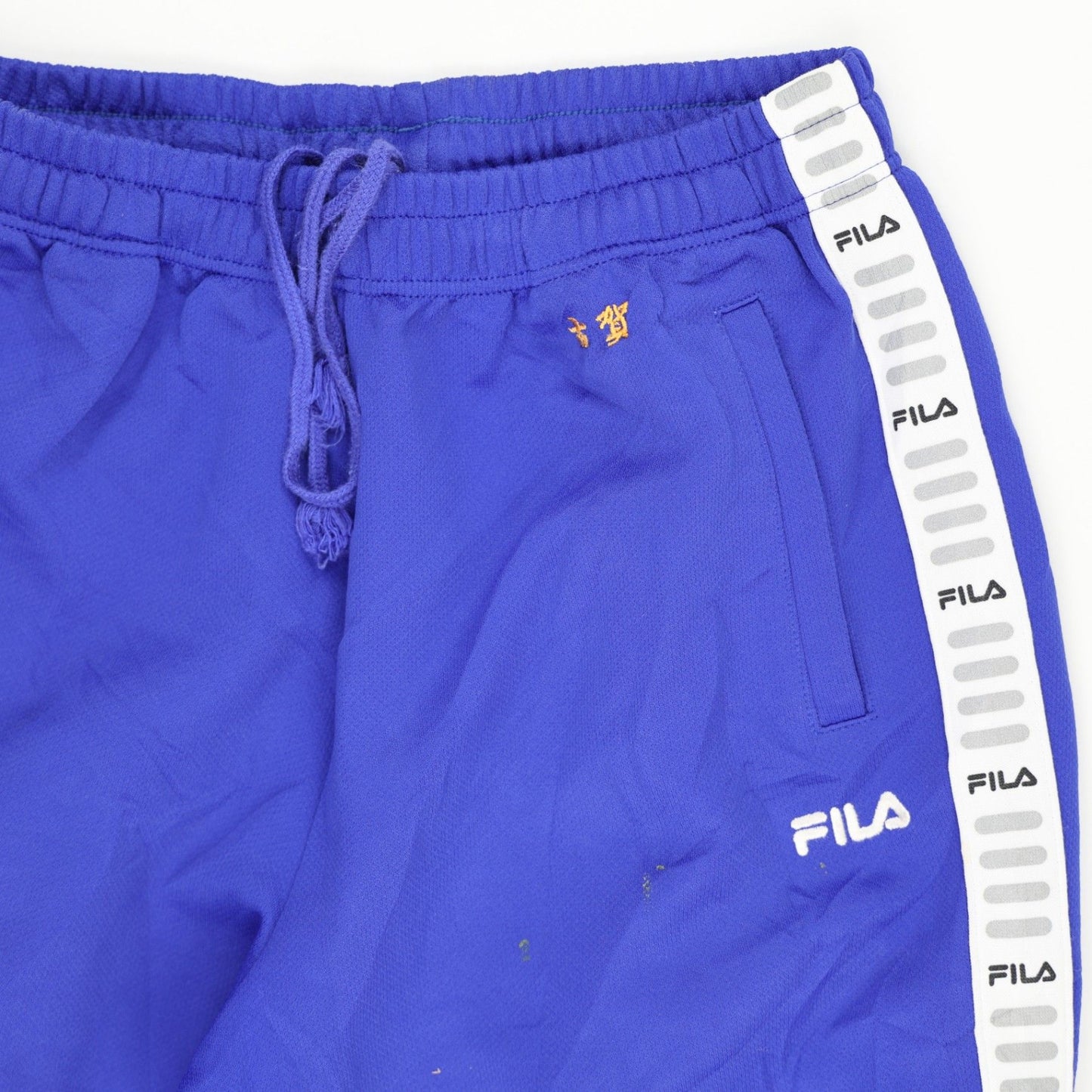 Fila Blue Track Trousers for Men Size LL Polyester