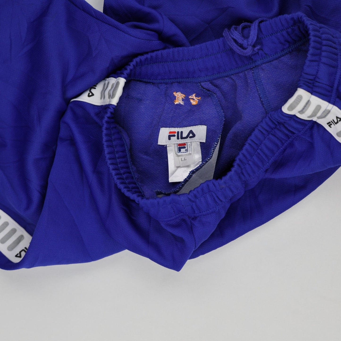 Fila Blue Track Trousers for Men Size LL Polyester