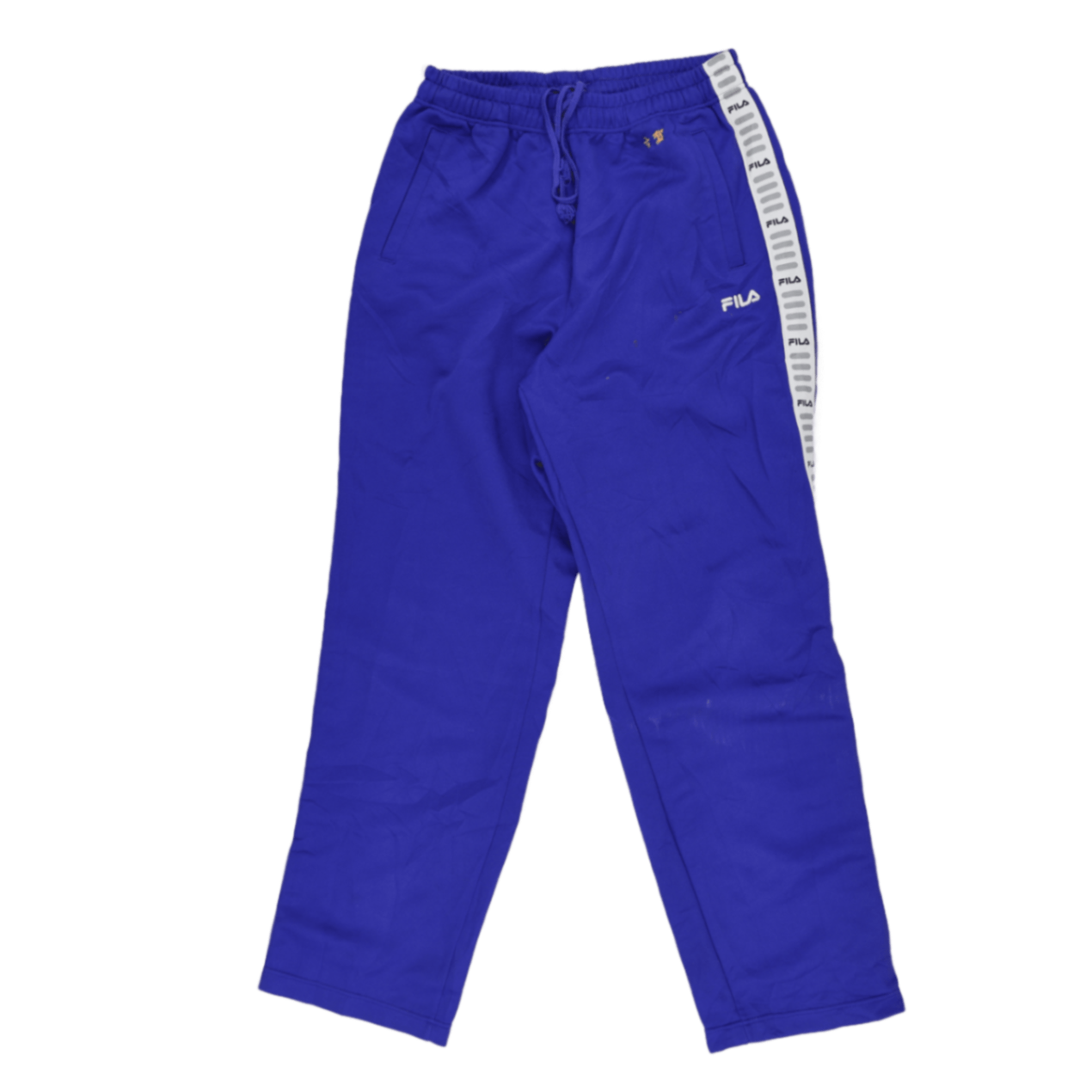 Fila Blue Track Trousers for Men Size LL Polyester