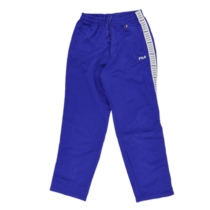 Fila Blue Track Trousers for Men Size LL Polyester