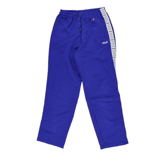 Fila Blue Track Trousers for Men Size LL Polyester