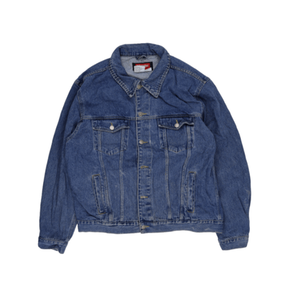 Wrangler Vintage Blue Denim Trucker Jacket Men's Large Cotton