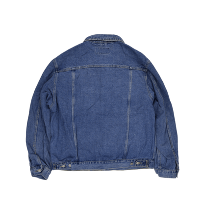 Wrangler Vintage Blue Denim Trucker Jacket Men's Large Cotton