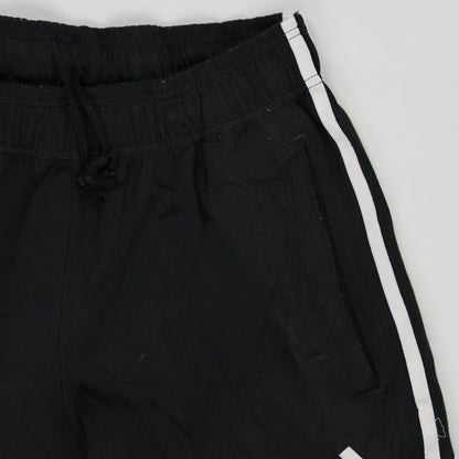Adidas Black Three Stripes Track Pants Large Polyester Vintage