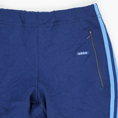 Adidas Vintage 1980s Navy Blue Track Pants Medium Polyester Blend Unisex 76 Inseam