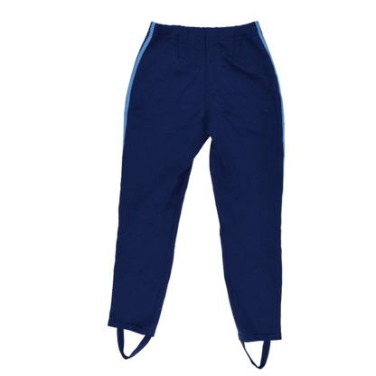 Adidas Vintage 1980s Navy Blue Track Pants Medium Polyester Blend Unisex 76 Inseam