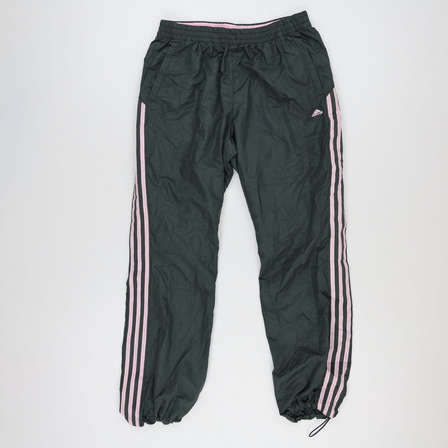 adidas Clima365 Vintage Track Pants Black Pink Medium Polyester
