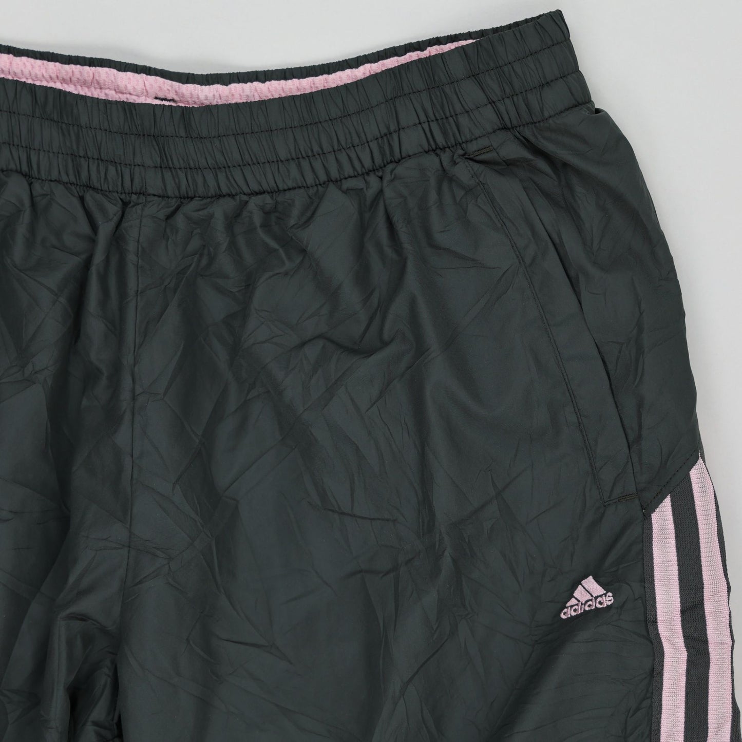 adidas Clima365 Vintage Track Pants Black Pink Medium Polyester