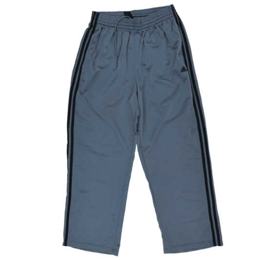 Adidas Track Trousers Men's Blue Large 77 cm Inseam Polyester