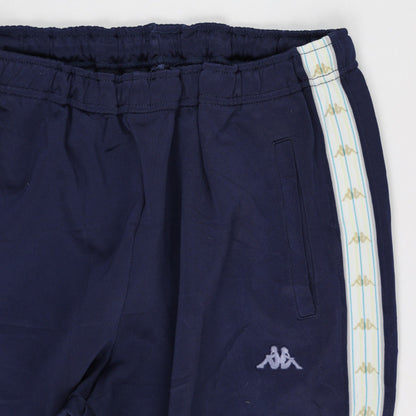 Kappa Navy Blue Track Pants Men's Size M Polyester 38 Waist 76 Inseam