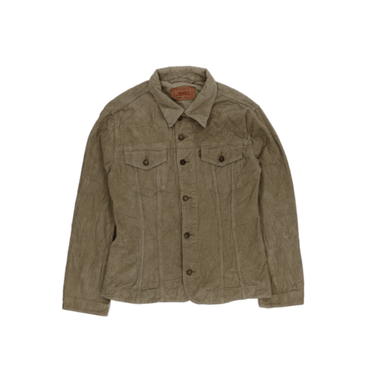 Levi's Vintage Corduroy Trucker Jacket Khaki Large