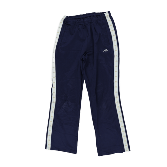 Kappa Navy Blue Track Pants Men's Size M Polyester 38 Waist 76 Inseam