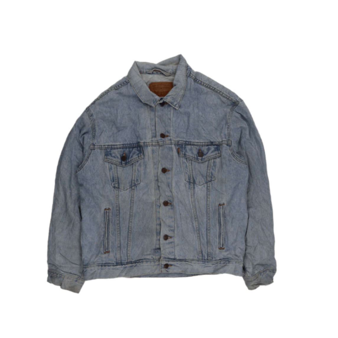 Levi's Vintage Light Blue Denim Trucker Jacket Large Cotton