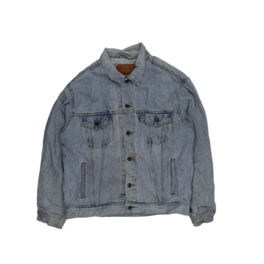 Levi's Vintage Light Blue Denim Trucker Jacket Large Cotton