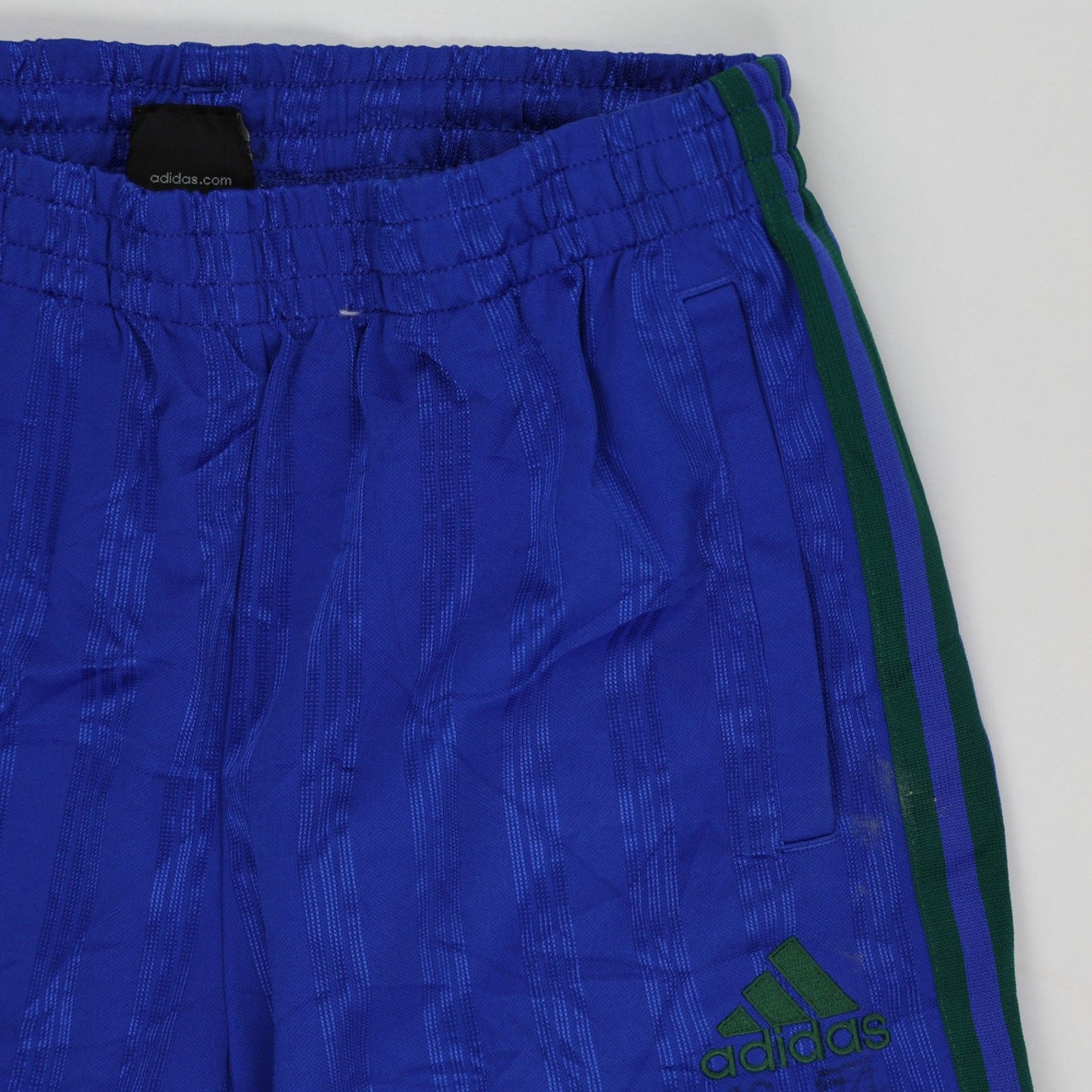adidas Vintage Blue Track Pants Men's Size L 42 Inseam Polyester