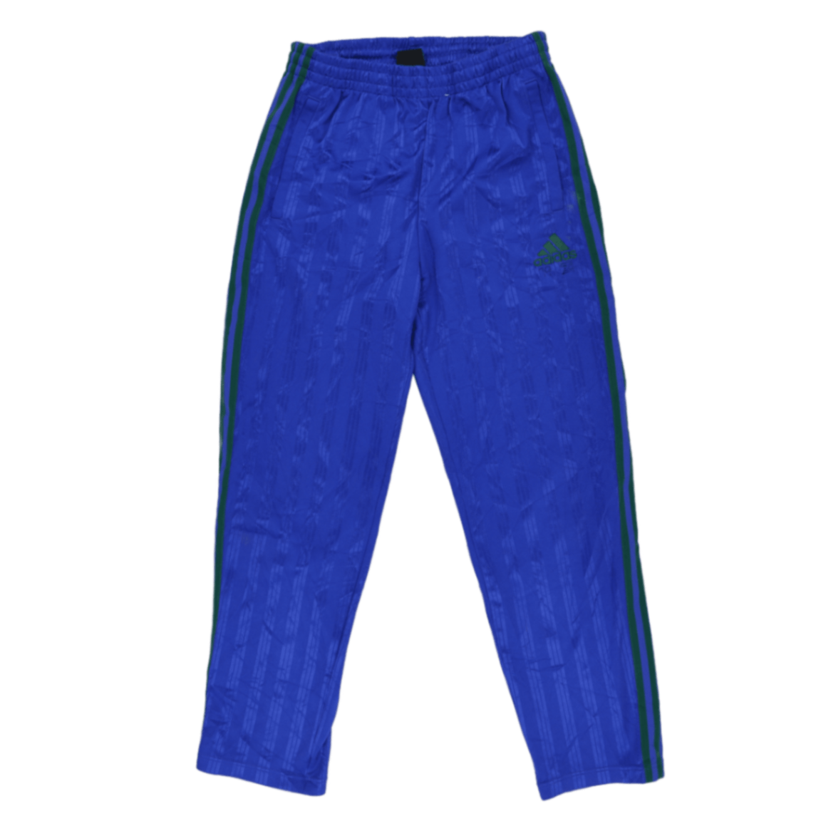 adidas Vintage Blue Track Pants Men's Size L 42 Inseam Polyester