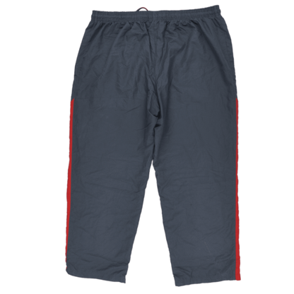 Reebok Navy Blue XXL Polyester Track Trousers for Men 32 Inch Inseam