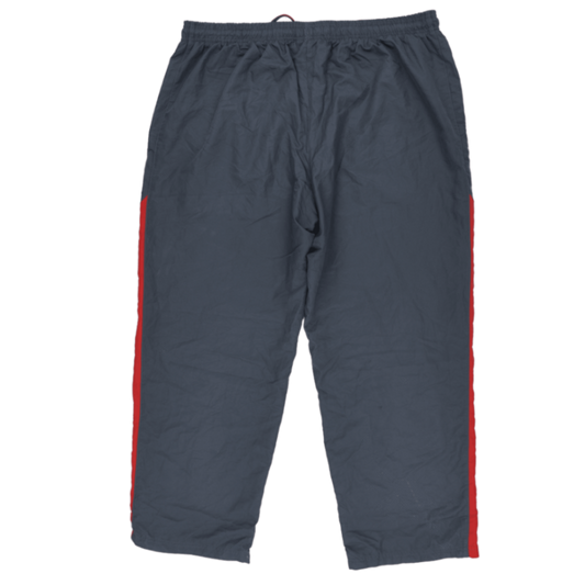 Reebok Navy Blue XXL Polyester Track Trousers for Men 32 Inch Inseam