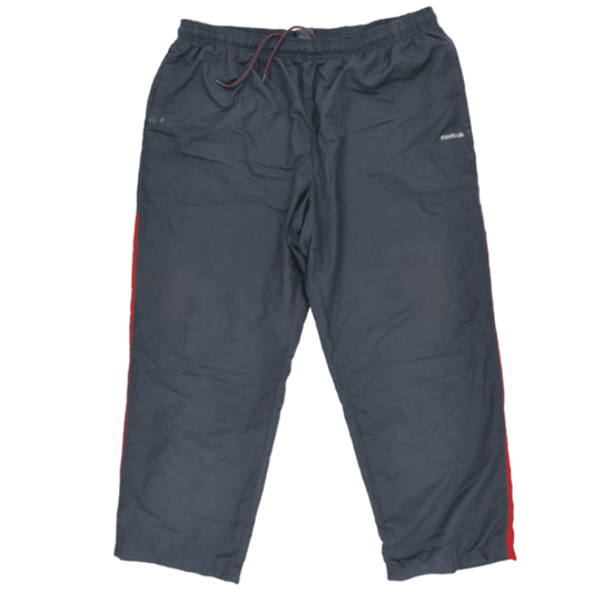 Reebok Navy Blue XXL Polyester Track Trousers for Men 32 Inch Inseam