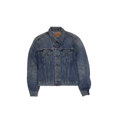 Levi's 70590 Vintage Blue Denim Trucker Jacket Small Cotton