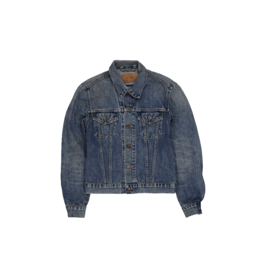 Levi's 70590 Vintage Blue Denim Trucker Jacket Small Cotton
