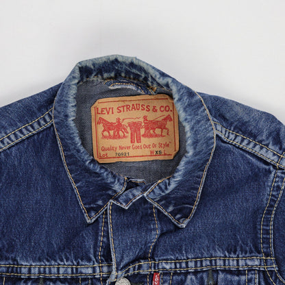 Levi's Vintage Denim Trucker Jacket Blue WXS Cotton