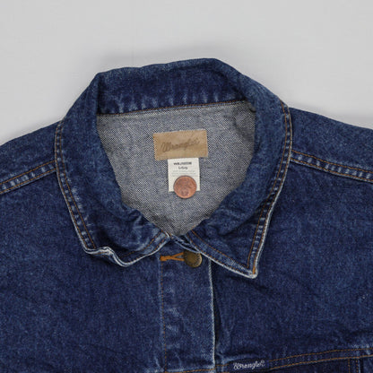 Wrangler Classic Blue Denim Jacket Large Cotton Vintage