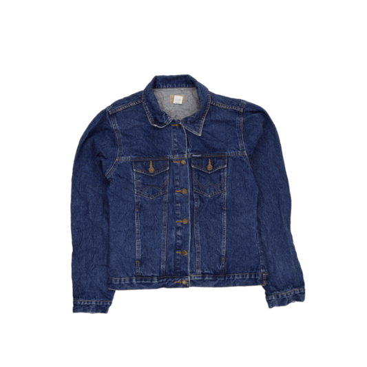 Wrangler Classic Blue Denim Jacket Large Cotton Vintage