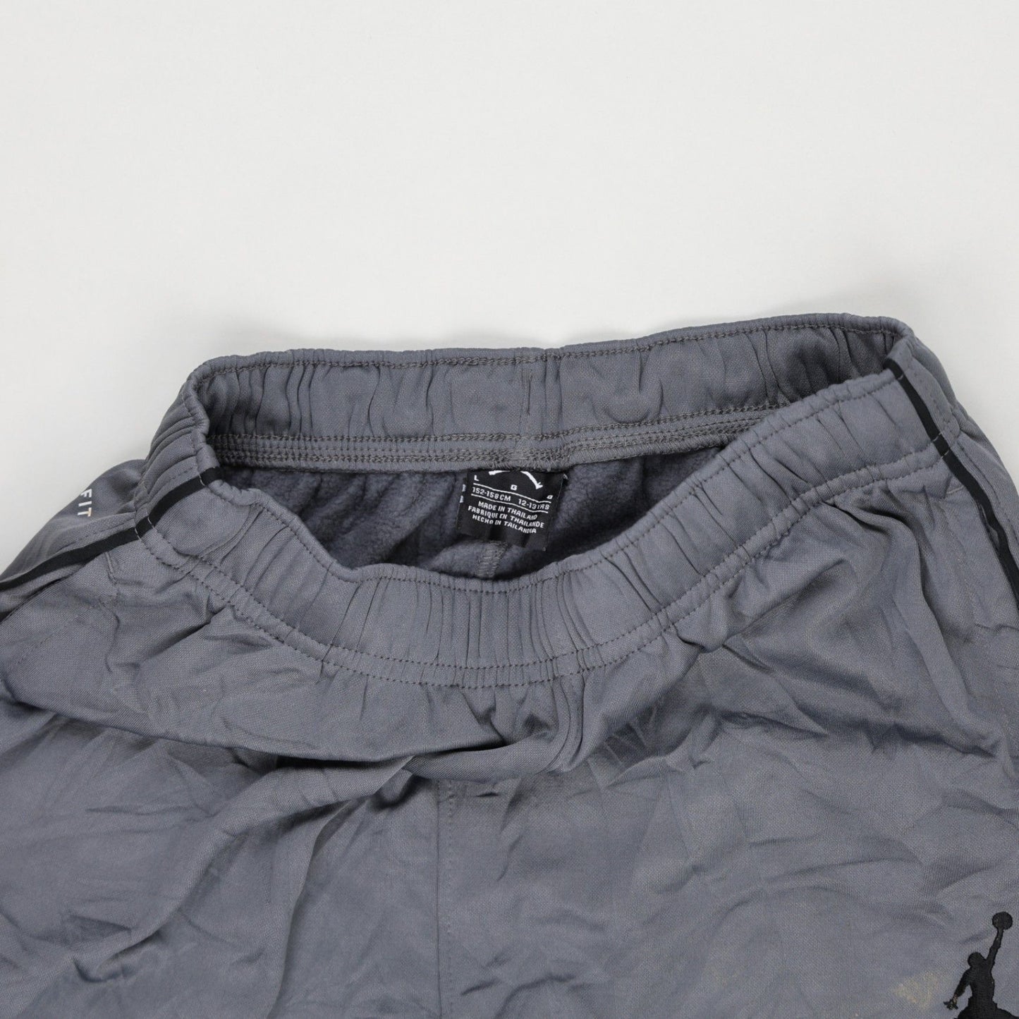 Jordan Grey Track Pants Large 34 in Waist 78 cm Inseam Polyester Blend