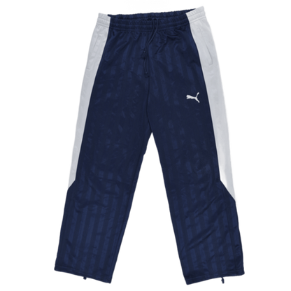 PUMA Navy Blue Track Pants Large Polyester Mens 80 cm Inseam