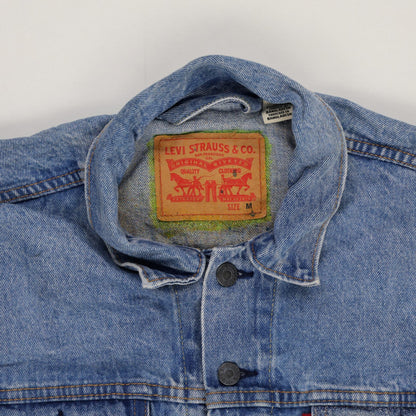 Levi's Vintage Blue Denim Trucker Jacket Men's Medium Cotton