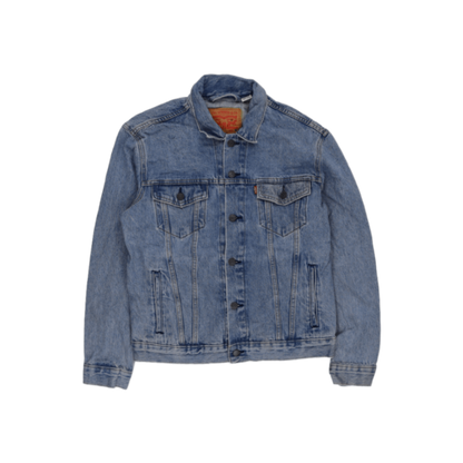 Levi's Vintage Blue Denim Trucker Jacket Men's Medium Cotton