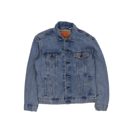 Levi's Vintage Blue Denim Trucker Jacket Men's Medium Cotton