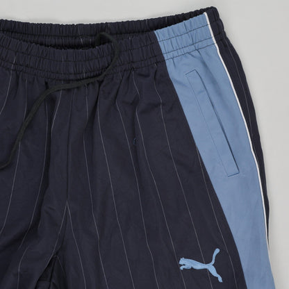PUMA Vintage Navy Blue Track Pants Large 76 cm Inseam Polyester